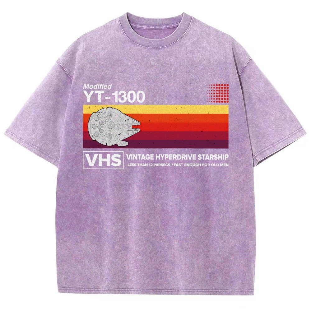 Vintage Hyperdrive Starship Vintage Distressed T-shirt