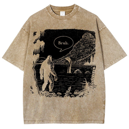 Bruh Vintage Distressed T-shirt