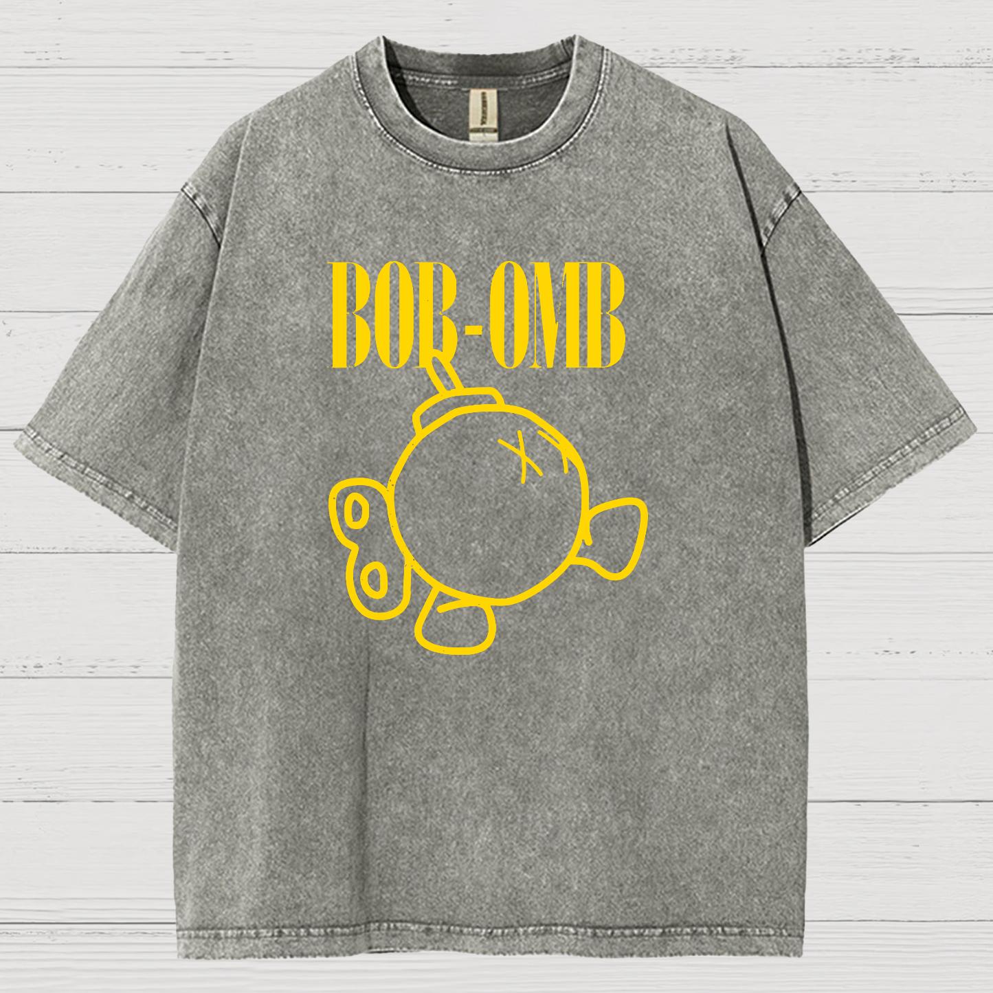 Grunge Bomb Vintage Distressed T-shirt