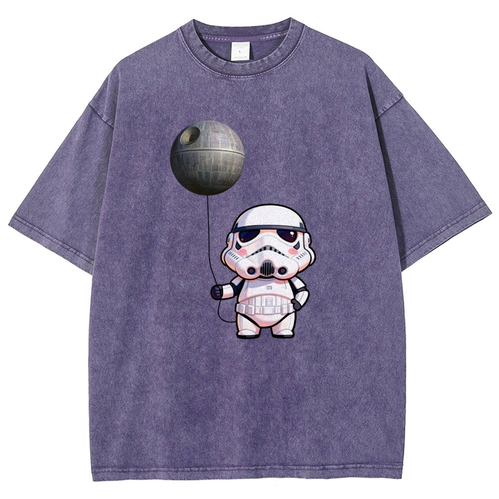 Soldiers playing with balloons Vintage Distressed T-shirt