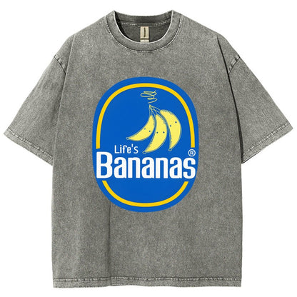 Life's Bananas Vintage Distressed T-shirt