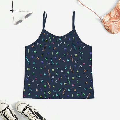 Classic Icon Women's Geek Suspender Cami Set