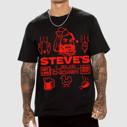 Steve's Lava Chicken Geek T-Shirt
