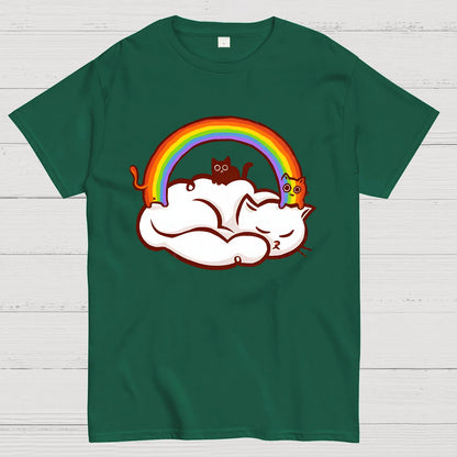 Rainbow Kitten Geek T-Shirt
