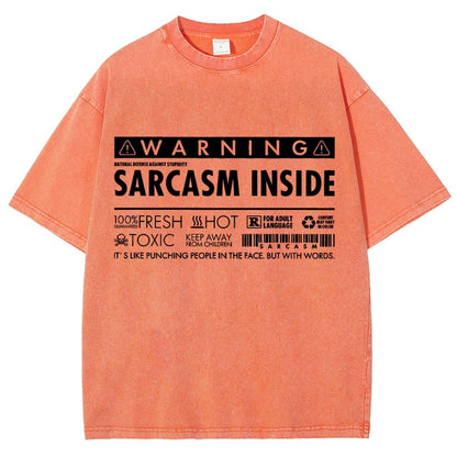 Sarcasm Inside Vintage Distressed T-shirt