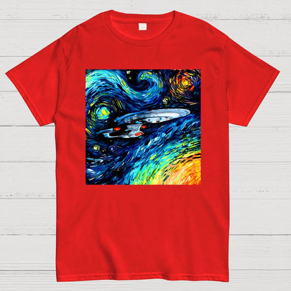 Van Gogh Never Adventurously Went Geek T-Shirt