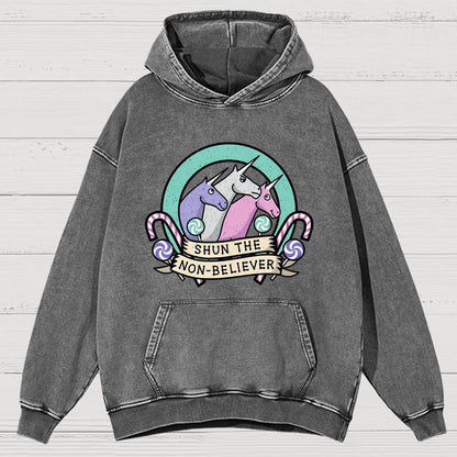 Shun the Non-Believer Vintage Distressed Hoodie