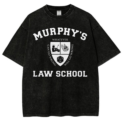 Murphy's Law School Vintage Distressed T-shirt