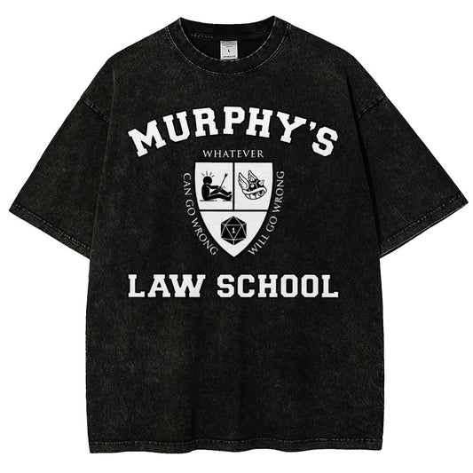 Murphy's Law School Vintage Distressed T-shirt