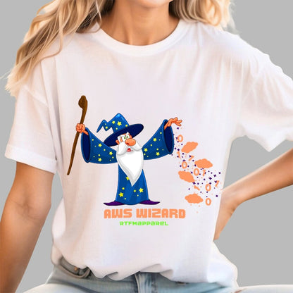 AWS Wizard , Sysadmin Geek T-Shirt