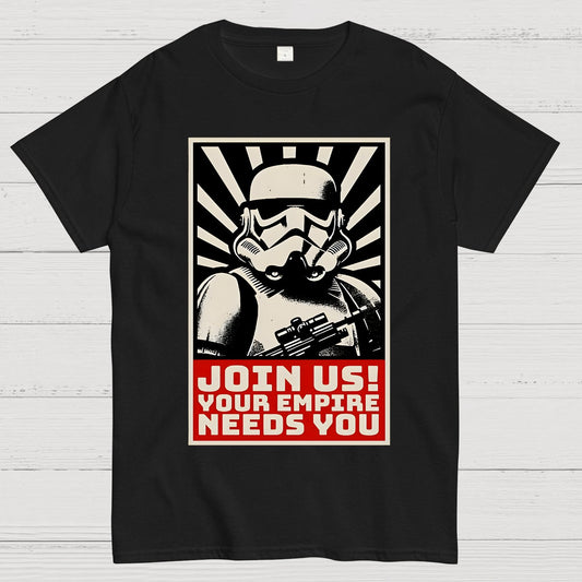Join Us Your Realm Needs You Geek T-Shirt