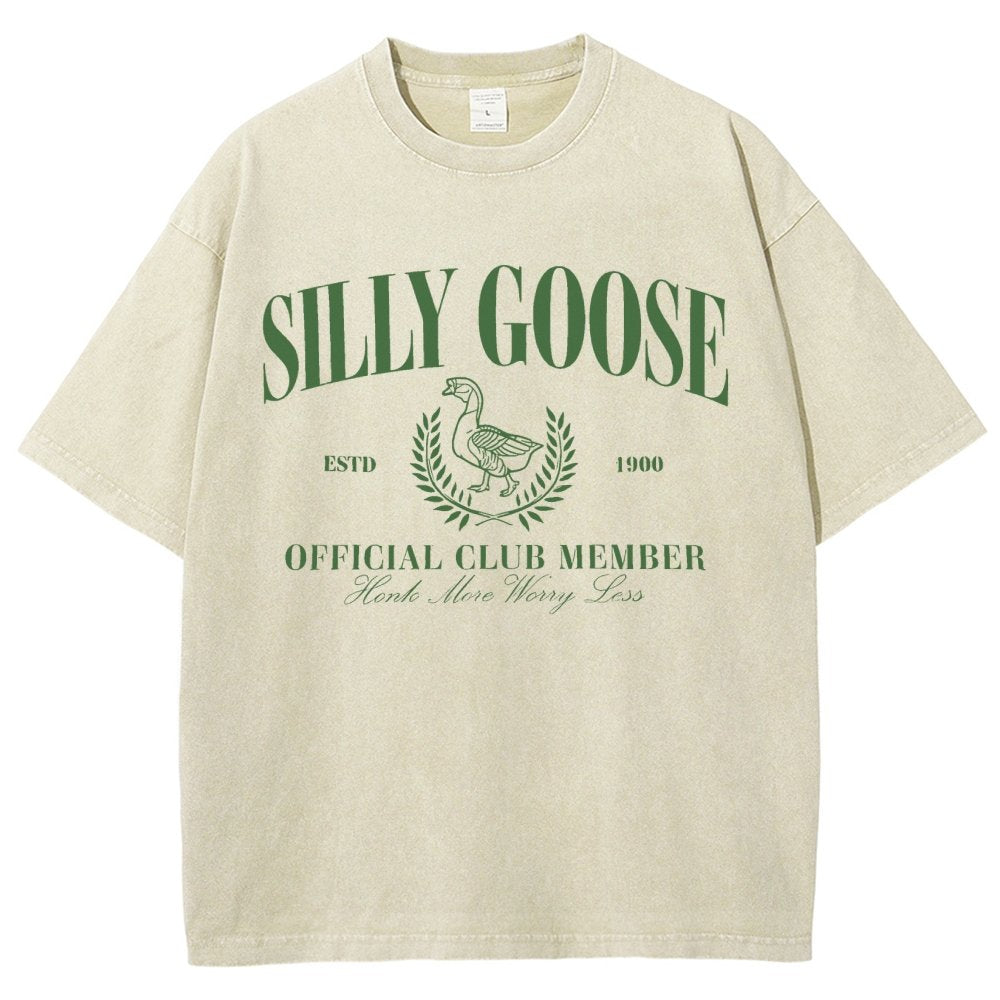 Silly Goose Official Club Vintage Distressed T-shirt