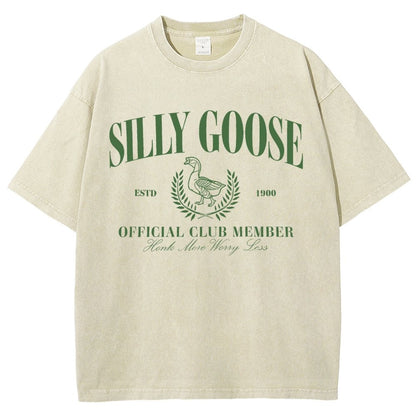 Silly Goose Official Club Vintage Distressed T-shirt