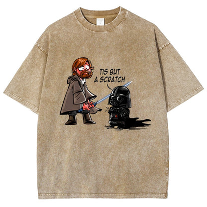 Scratch Clash Tis But A Scratch Vintage Distressed T-shirt
