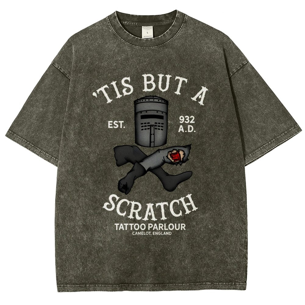 TIS BUT A SCRATCH Vintage Distressed T-shirt