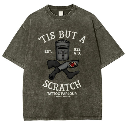 TIS BUT A SCRATCH Vintage Distressed T-shirt
