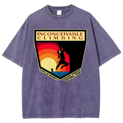 Inconceivable Climbing Vintage Distressed T-shirt