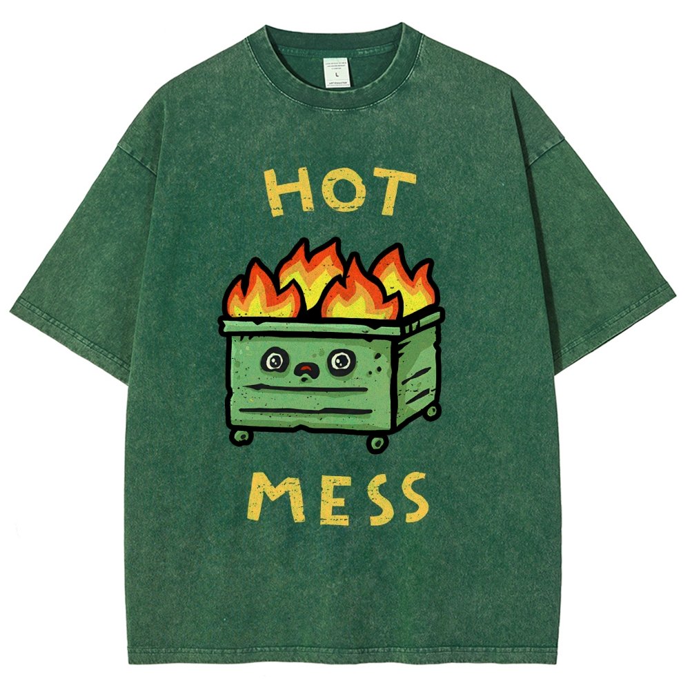 Hot Mess Vintage Distressed T-shirt