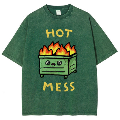 Hot Mess Vintage Distressed T-shirt