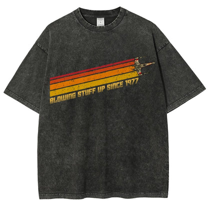 Blowing Stuff Up Since 1977 Vintage Distressed T-shirt