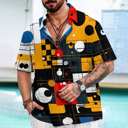 Color clashing Geek Hawaiian Shirt