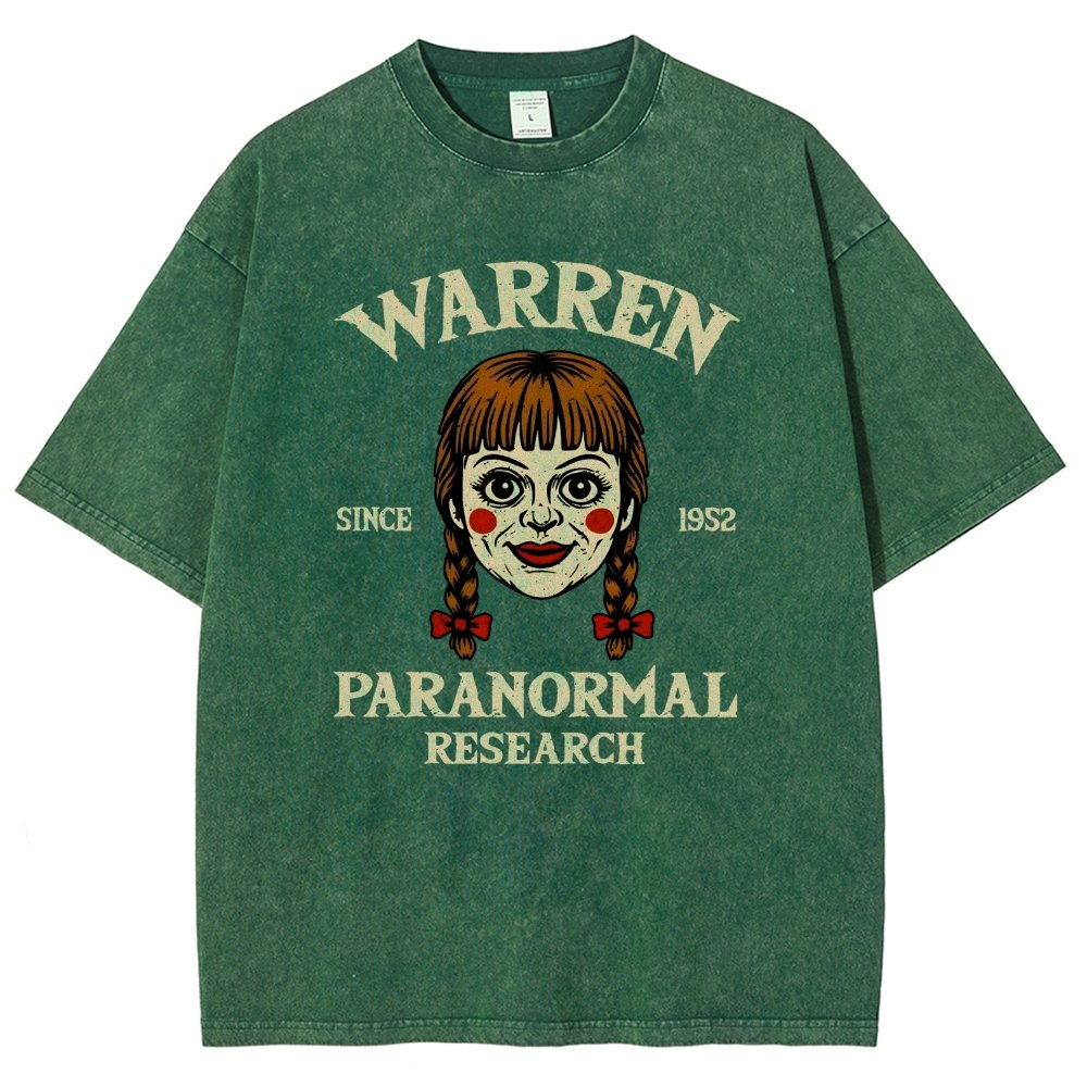 Warren Paranormal Research Vintage Distressed T-shirt