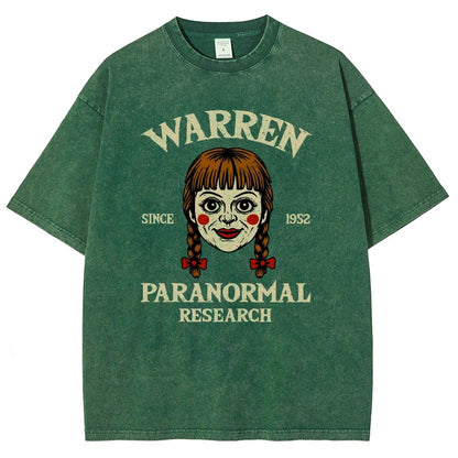 Warren Paranormal Research Vintage Distressed T-shirt