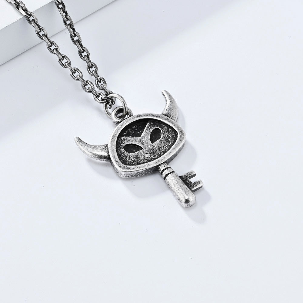 Little Devil Key Stainless Steel Necklace- Ignite Your Unique Soul with Rebellion