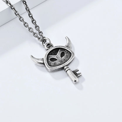 Little Devil Key Stainless Steel Necklace- Ignite Your Unique Soul with Rebellion