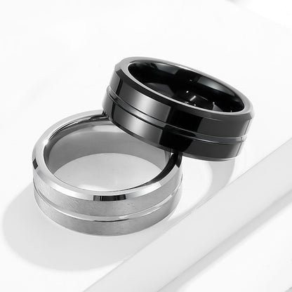 Tungsten Carbide Ring | Minimal Arc, Define Street Cool