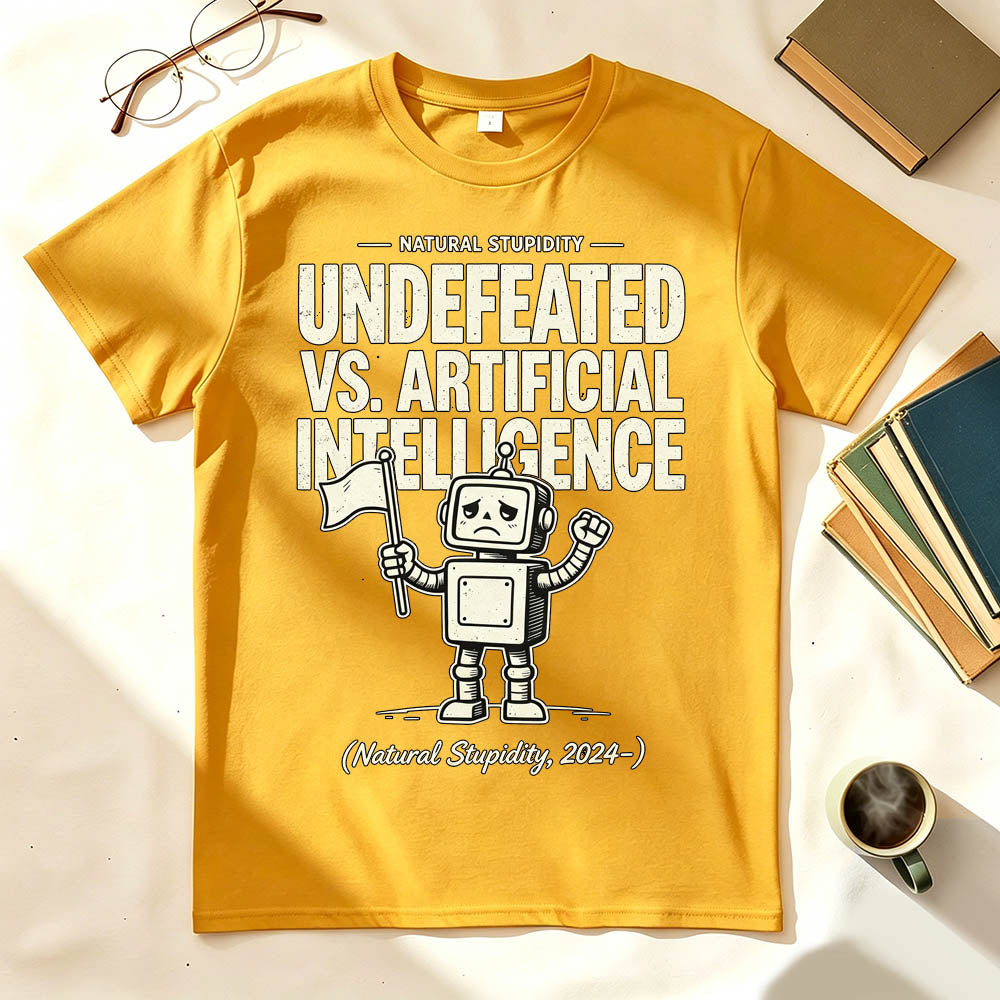 Undefeated vs. Artificial Intelligence T-Shirt