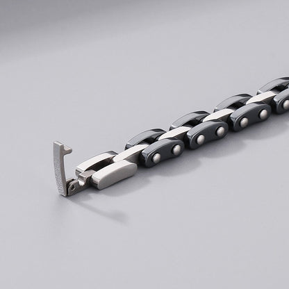 Stainless Steel Anchor-Icon Bracelet | Where the Heart Leads, There Is Harbor