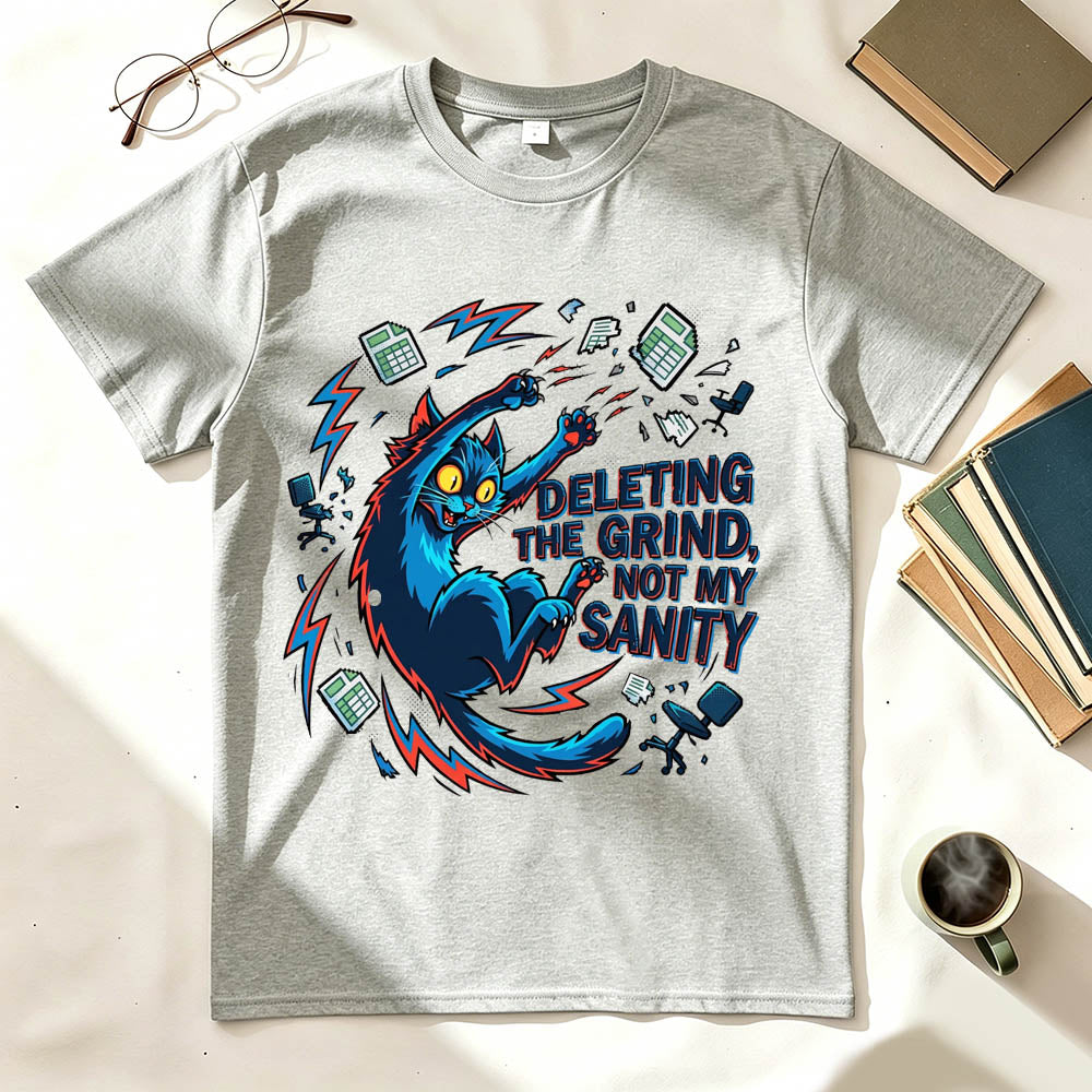 Grinding Cat T-Shirt