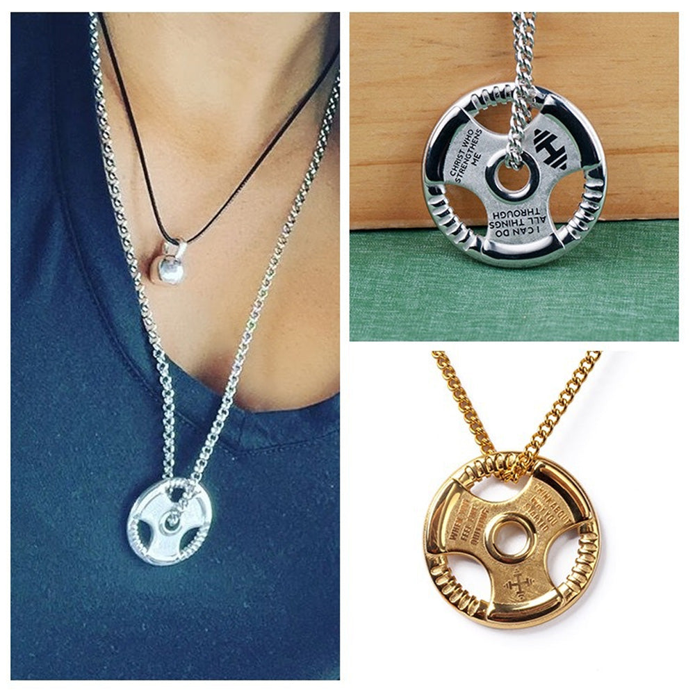 The Weight Plate Necklace | Carry Your Weight and Take On Every Challenge