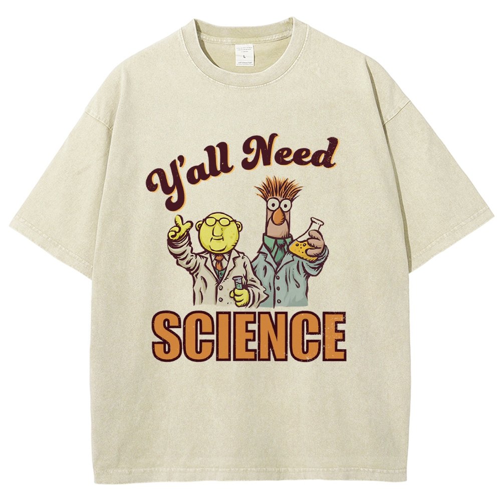 Y'all Need Science Vintage Distressed T-shirt