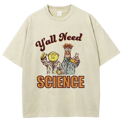 Y'all Need Science Vintage Distressed T-shirt