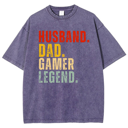 Gamer Dad Vintage Distressed T-shirt