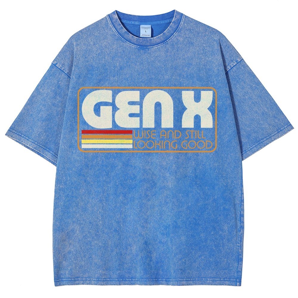 Gen X Vintage Quote Vintage Distressed T-shirt