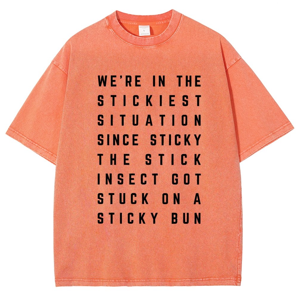 Sticky Situation Vintage Distressed T-shirt