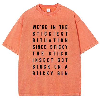 Sticky Situation Vintage Distressed T-shirt