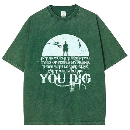 In This World There's Two Kinds Of People Vintage Distressed T-shirt