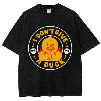 I Don’t Give A Duck Vintage Distressed T-shirt
