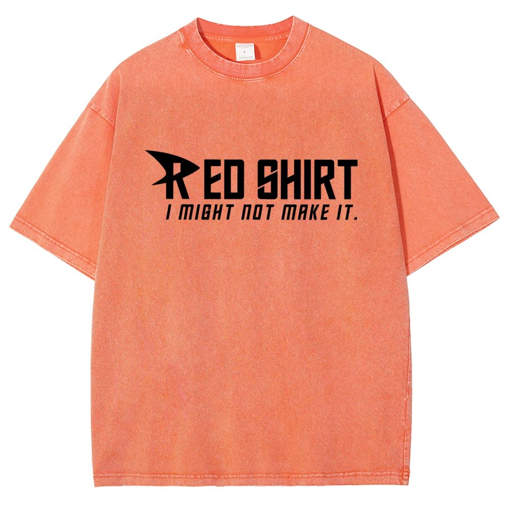 Red Shirt Vintage Distressed T-shirt