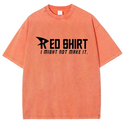 Red Shirt Vintage Distressed T-shirt
