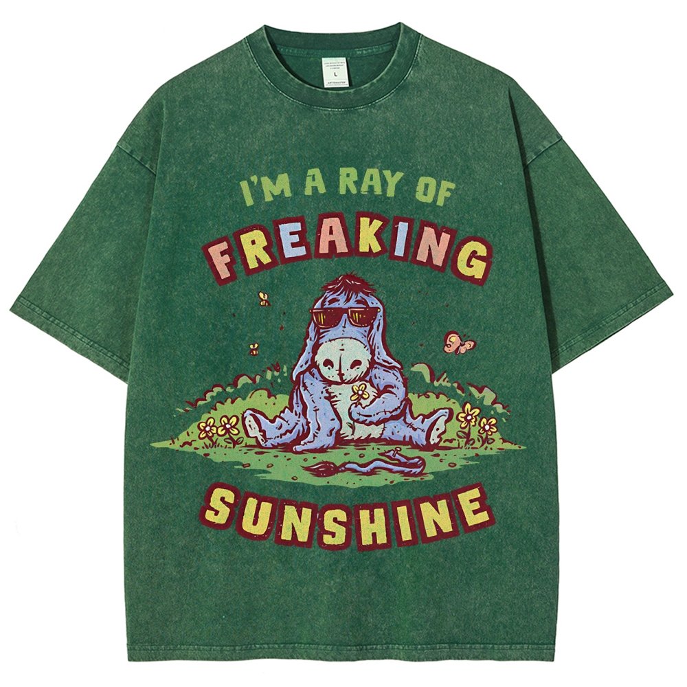 A Freaking Ray Of Sunshine Vintage Distressed T-shirt