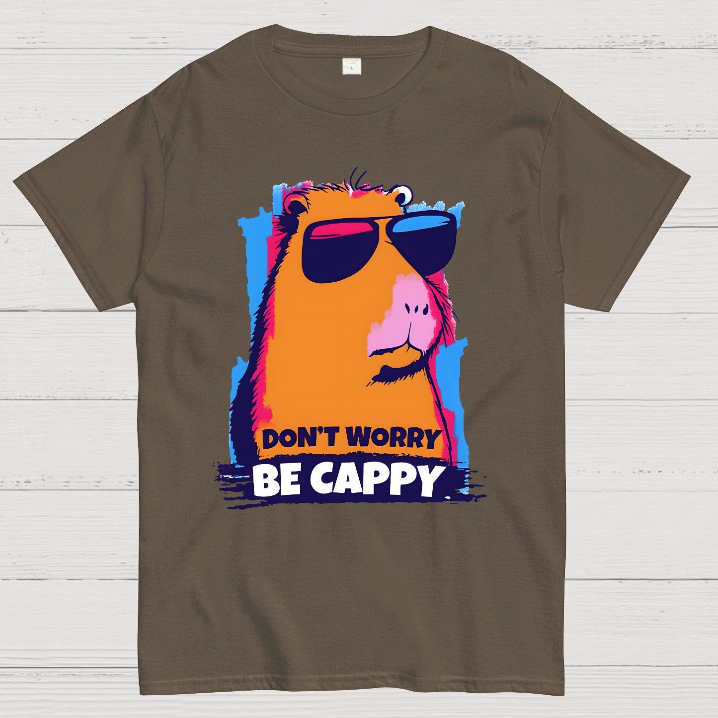 Be Cappy Don't Worry Geek T-Shirt