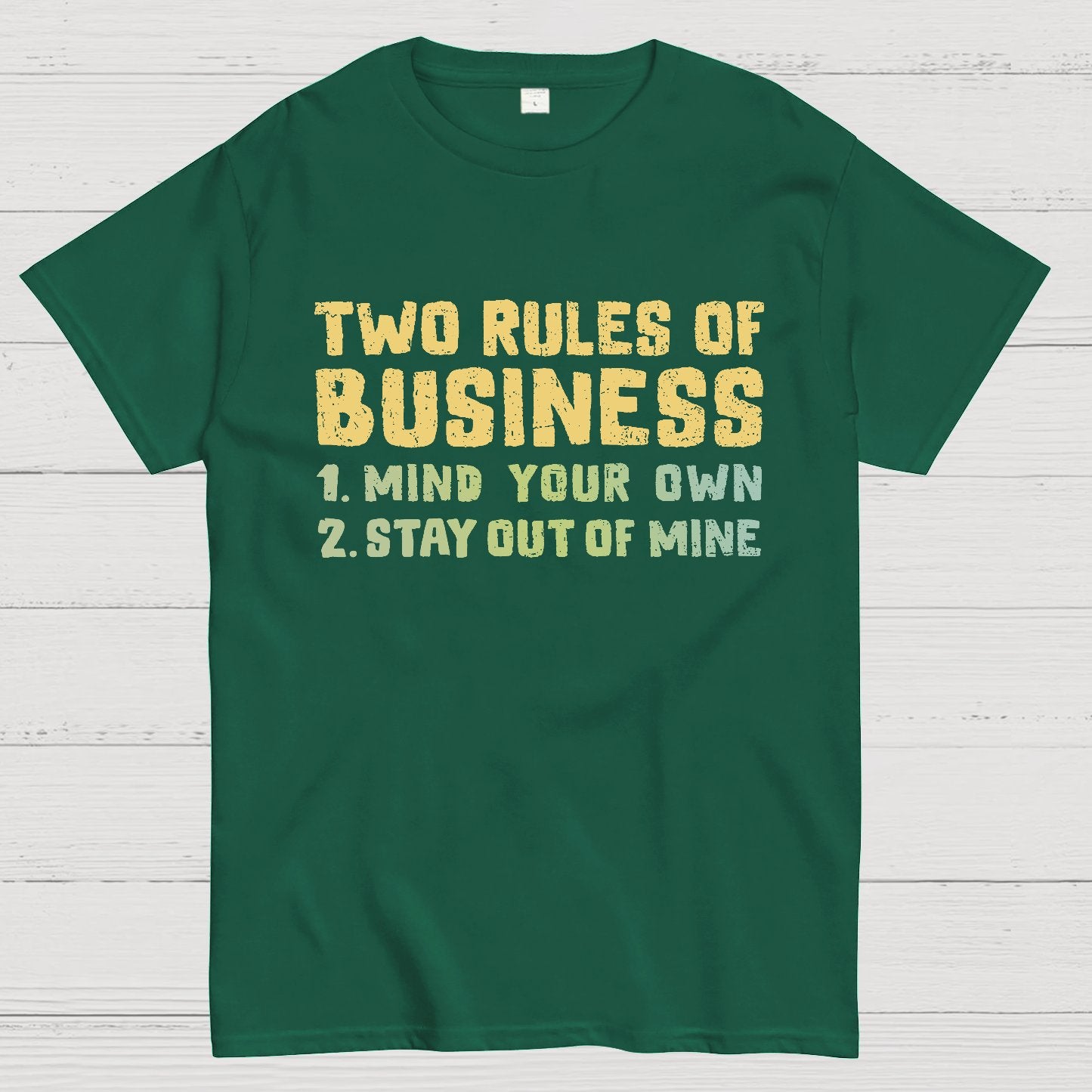 Two Rules of Business Geek T-Shirt