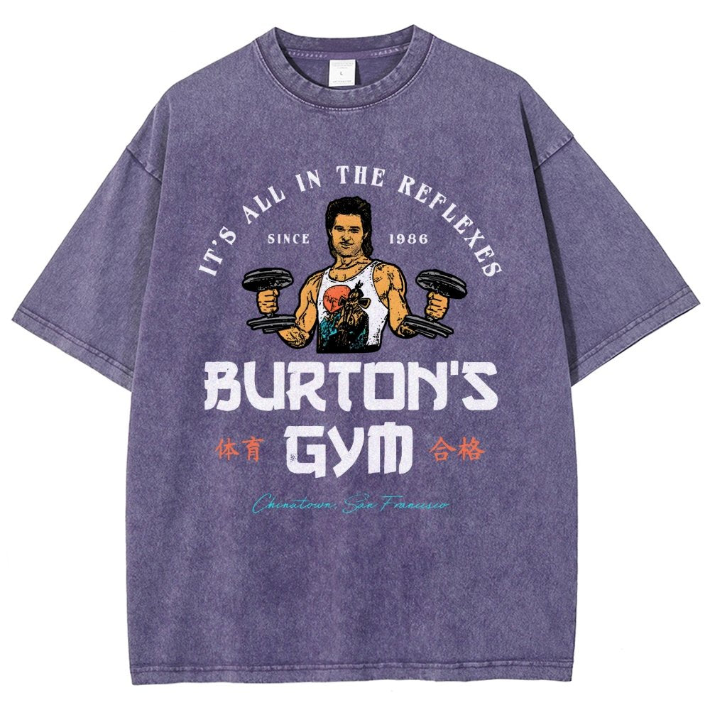 Burton's Gym Vintage Distressed T-shirt