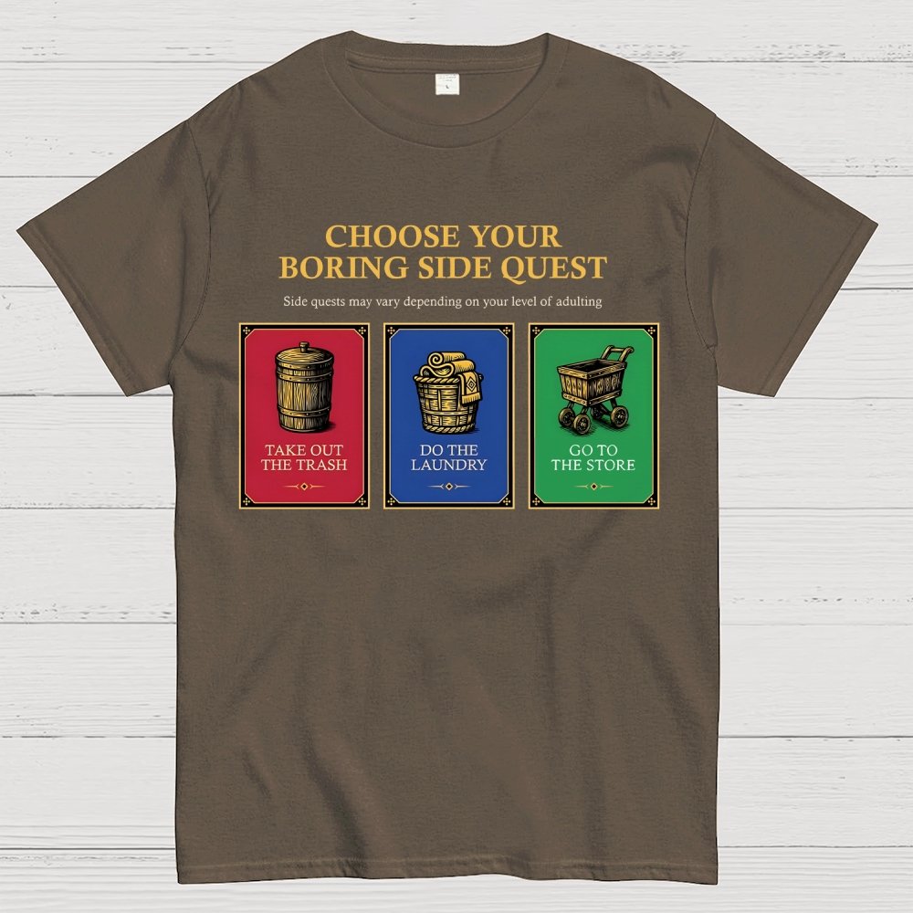 Choose Your Boring Sidequest Geek T-Shirt
