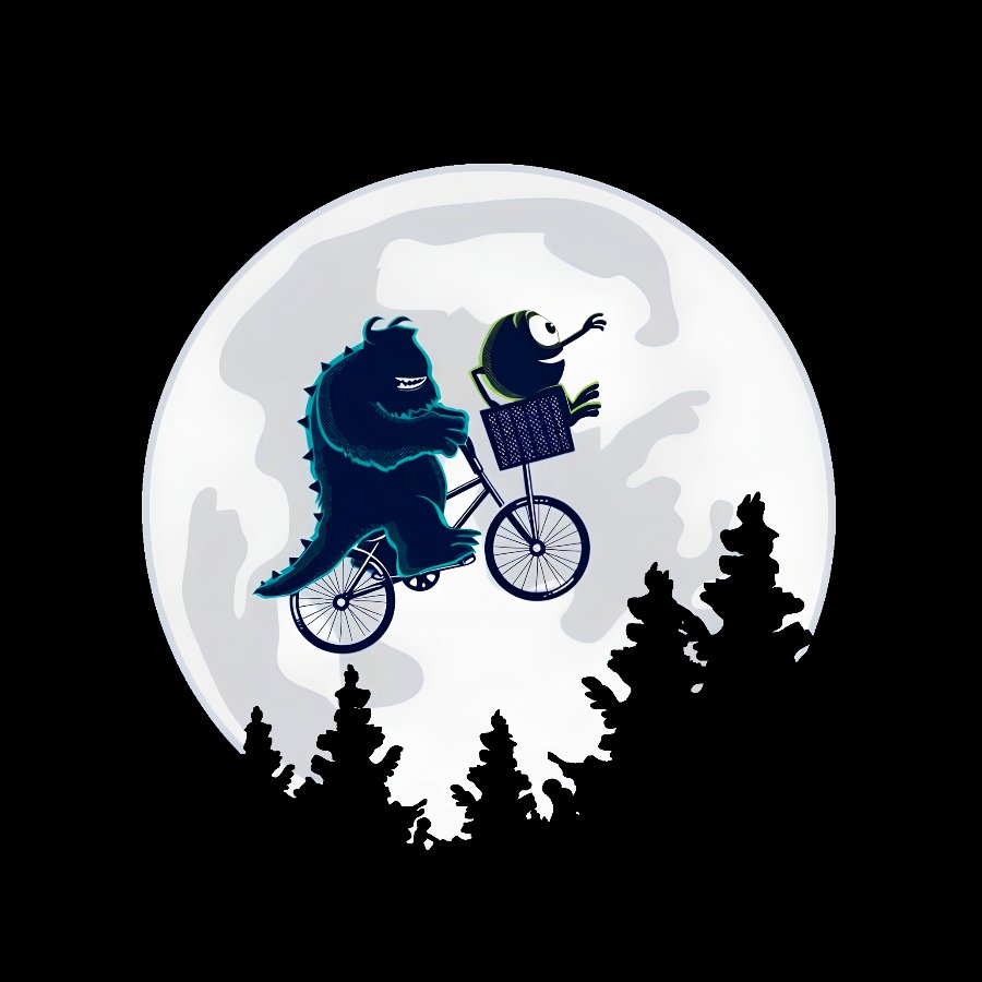 Ride Across The Moon Geek T-Shirt